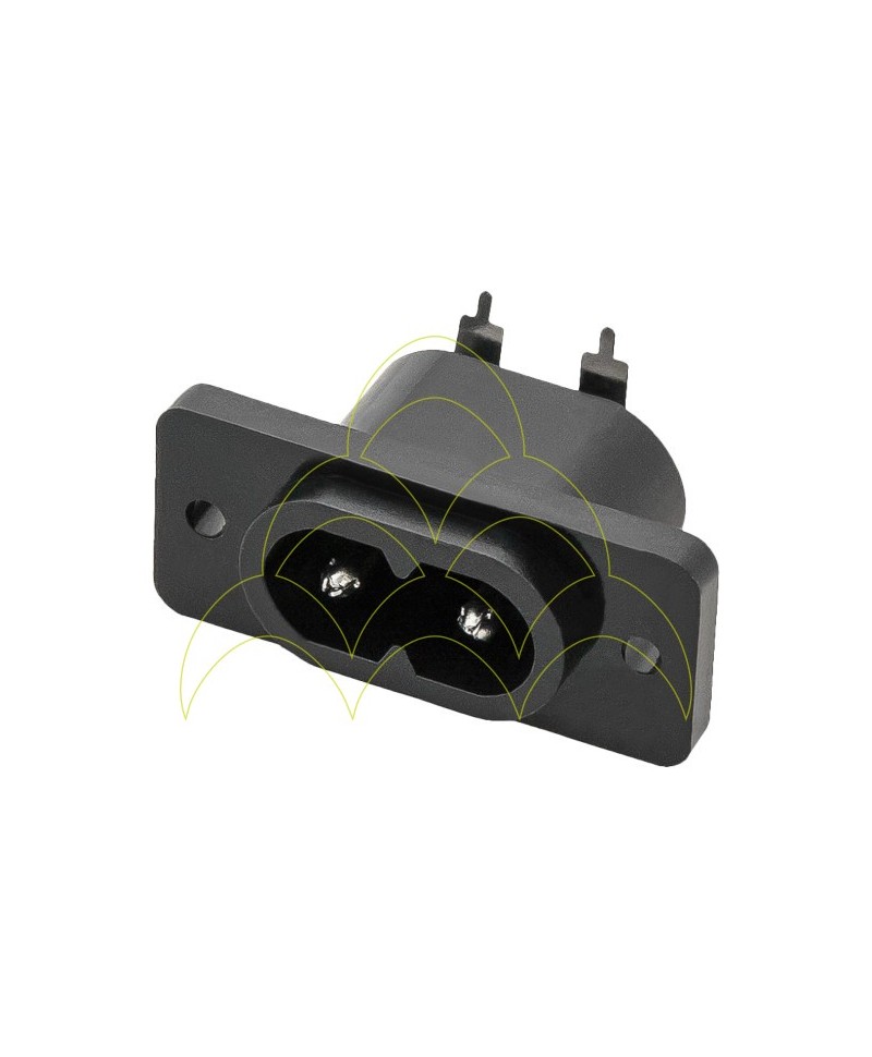 Power Entry Connector Receptacle - (IEC-320-C8)
