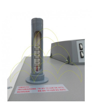 FIEM MG 1000S Maxi Pro - LCD Display: Wet Bulb Hygrometer