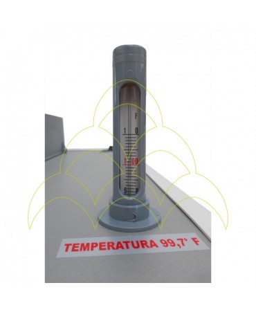 FIEM MG 1000S Maxi Pro - LCD Display: Thermometer