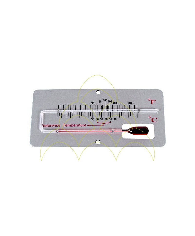Analog Thermometer °C and °F - With Plate Analog Thermometer °C and °F - With Plate