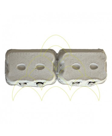 Pack 146un/146 Dozens - Cardboard Packaging Box - 12 Eggs: Closed - Top view