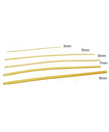 Latex Tubing Tips: 3, 5, 6, 7 and 8mm