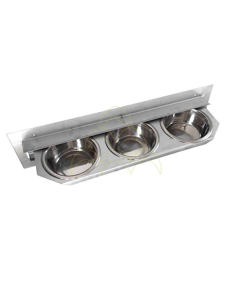 Parrots Rotating Feeder - 3 Sections Ø17cm - Galvanized