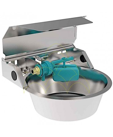 Automatic Large Drinker - Cleaneasy - Stainless Steel: Constant level valve