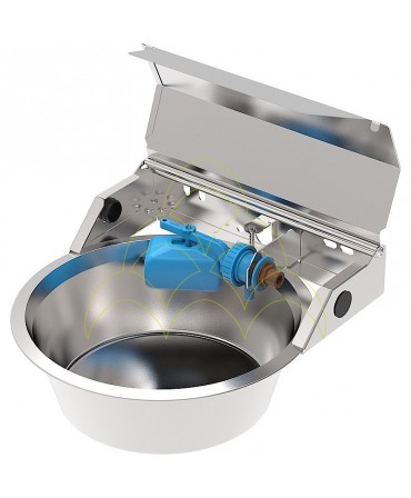 Automatic Extra Large Drinker - Cleaneasy - Stainless Steel: Constant level valve