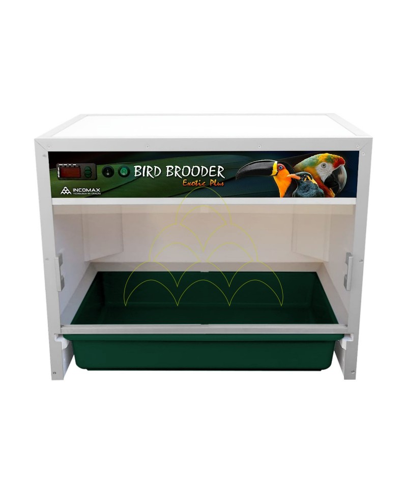 Brooder Bird Brooder Exotic Plus: Front view Brooder Bird Brooder Exotic Plus: Front view