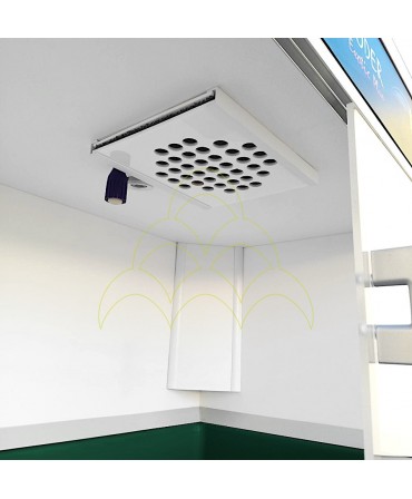 Criadeira Bird Brooder Exotic Plus: Plano aproximado do filtro de ar e do sensor