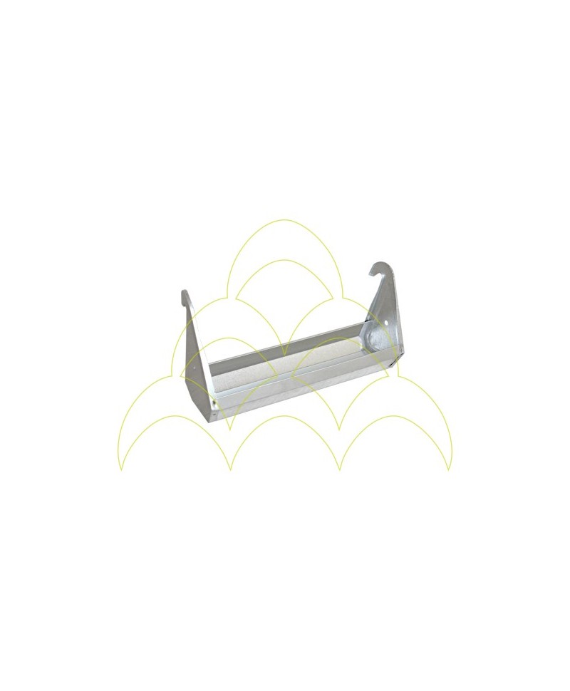 Rectangular Hanging Drinker - 30cm - Galvanized