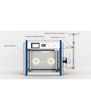 CURADLE VETPEL Pro 160 Plus - Intensive Care Unit: Stand pole and power external devices