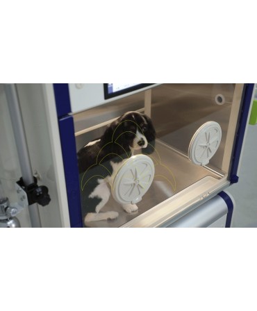 CURADLE VETPEL Pro 160 Plus - Intensive Care Unit: Tempered glass view-window and one-touch door lock