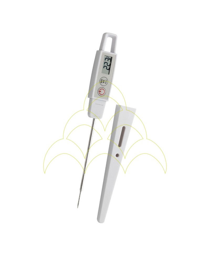 Digital Dipstick Thermometer PRO - For Bird Porridge: Thermometer and Protective Cover Unmounted