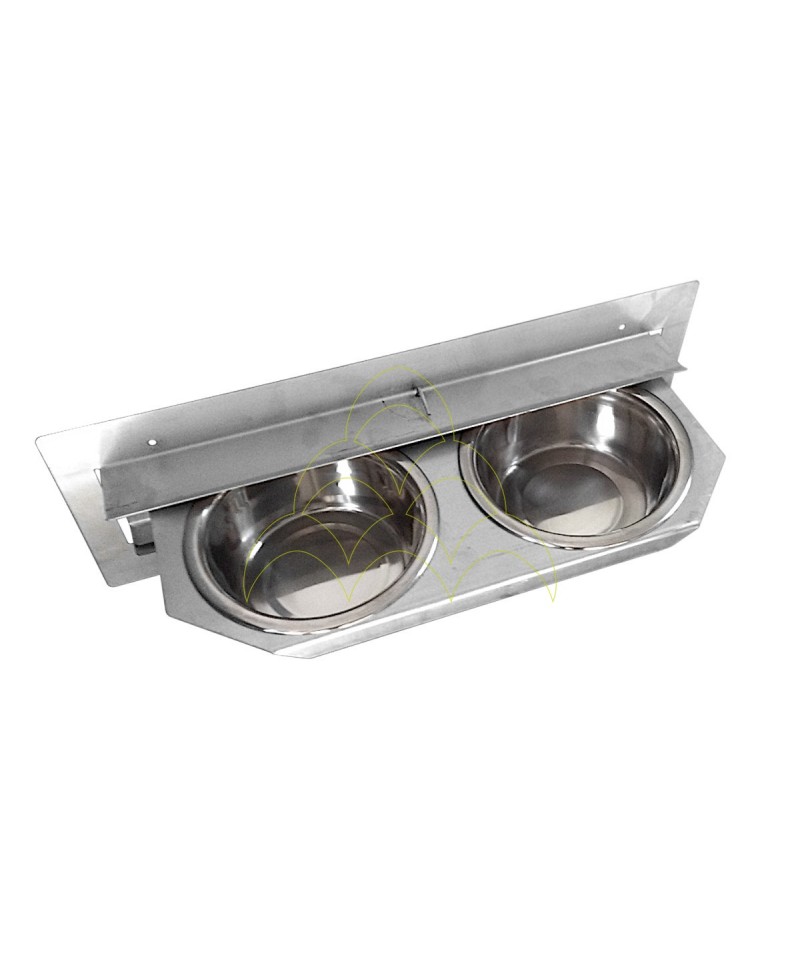 Parrots Rotating Feeder - 2 Sections Ø17cm - Galvanized