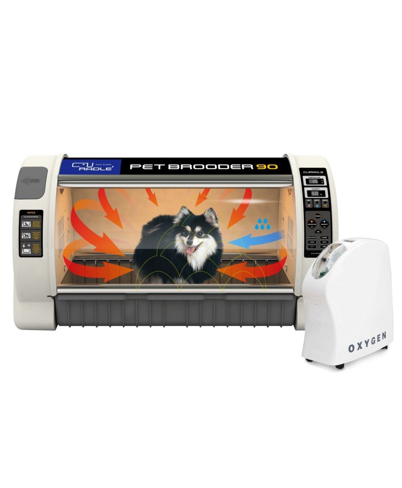 PACK - CURADLE PET Brooder 90 Neb + Concentrador de Oxigénio PACK - CURADLE PET Brooder 90 Neb + Concentrador de Oxigénio