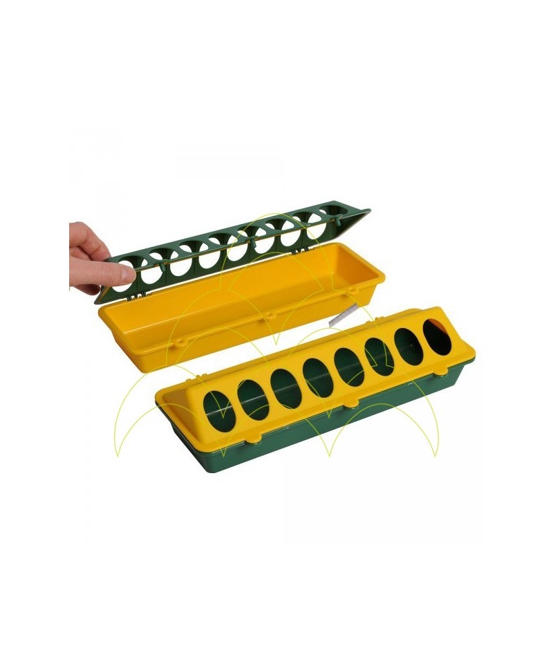 Rectangular Feeder - 30cm - 1st Age - Plastic Rectangular Feeder - 30cm - 1st Age - Plastic