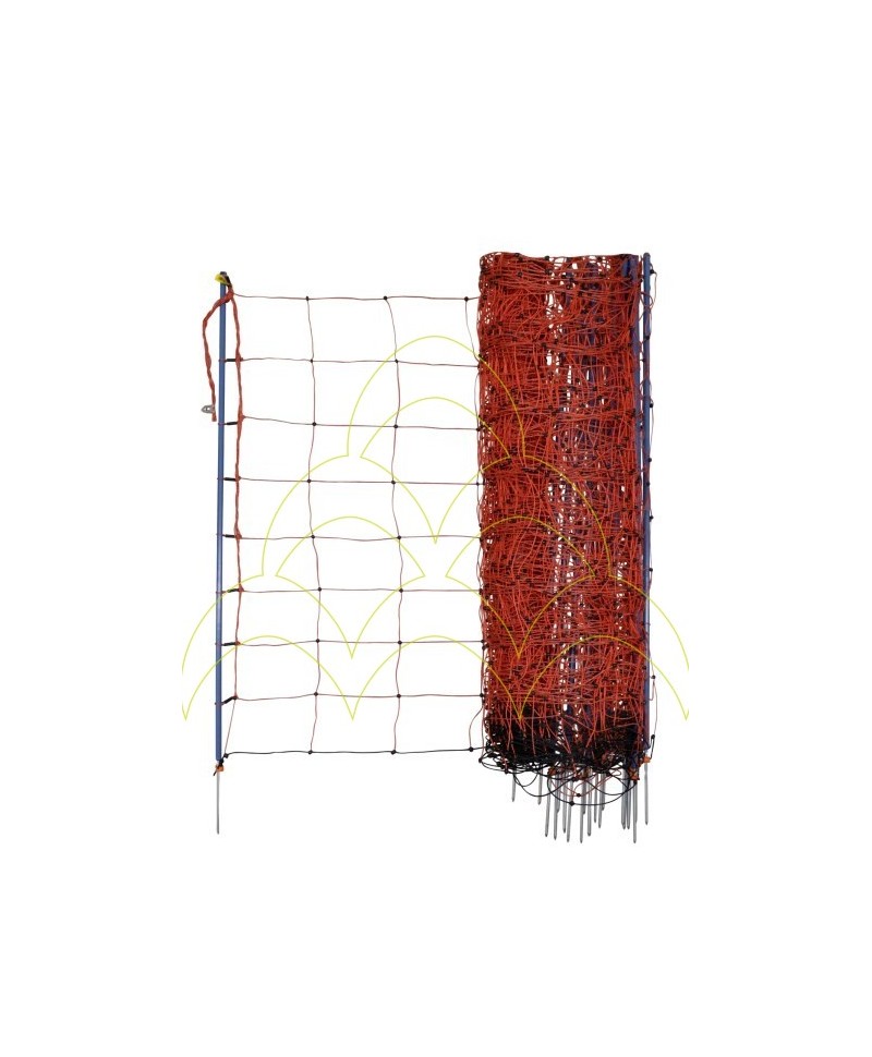 Rede Laranja OviNet PREMIUM - 50mx108cm - Para Cerca Eléctrica Rede Laranja OviNet PREMIUM - 50mx108cm - Para Cerca Eléctrica