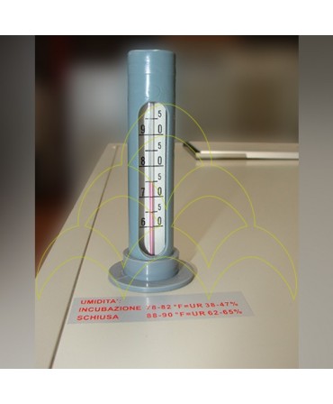 FIEM MG 320 SH - LCD Display: Higrómetro de bulbo húmido