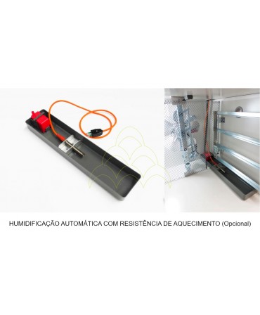 FIEM MG 320 SH - LCD Display: Humidificação automática com resistência de aquecimento