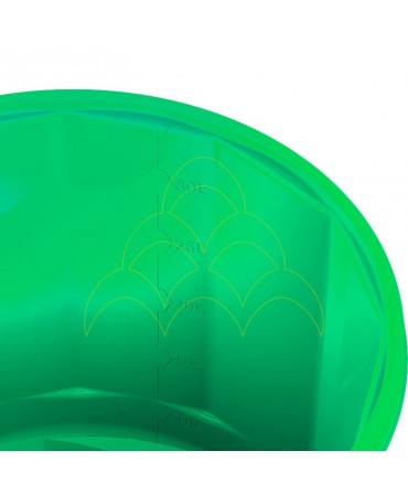 Feeder Silo - 35L - Translucent Plastic: Graduated tank both in gallons and liters