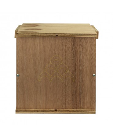 Transport Box - For 2 Birds - 2 Compartments: Back view