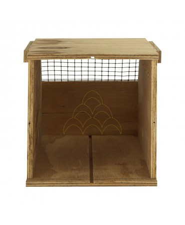 Transport Box - For 2 Birds - 2 Compartments: Interior; Without divider and without perch