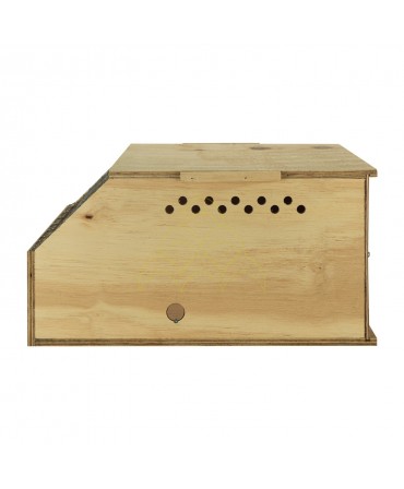 Transport Box - For 4 Birds - 4 Compartments: Side view