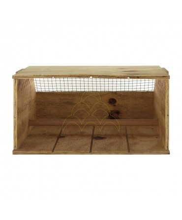 Transport Box - For 4 Birds - 4 Compartments: Interior; Without divider and with perch