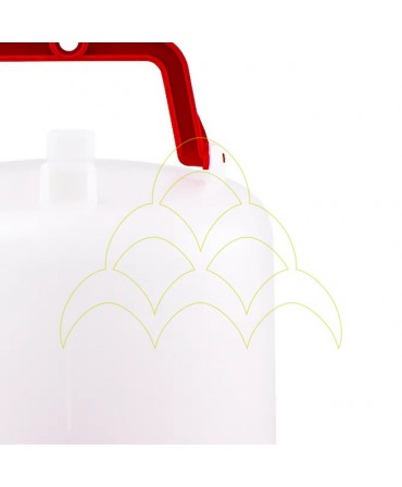 Bebedouro - 15L - Com Aba Estreita e Tampão: Pega