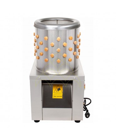 Depenadora de Tambor 30 - Codorniz: Saída frontal de penas Depenadora de Tambor 30 - Codorniz: Saída frontal de penas