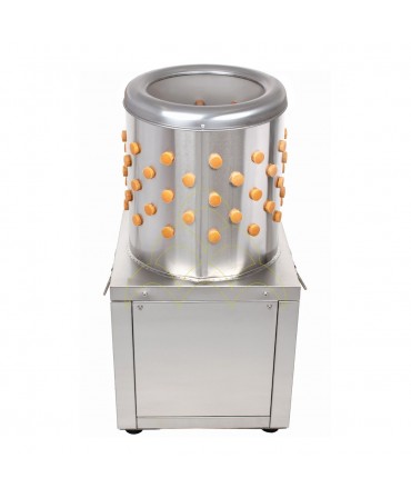 Depenadora de Tambor 30 - Codorniz: Vista de trás Depenadora de Tambor 30 - Codorniz: Vista de trás