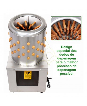 Depenadora de Tambor 30 - Codorniz Depenadora de Tambor 30 - Codorniz