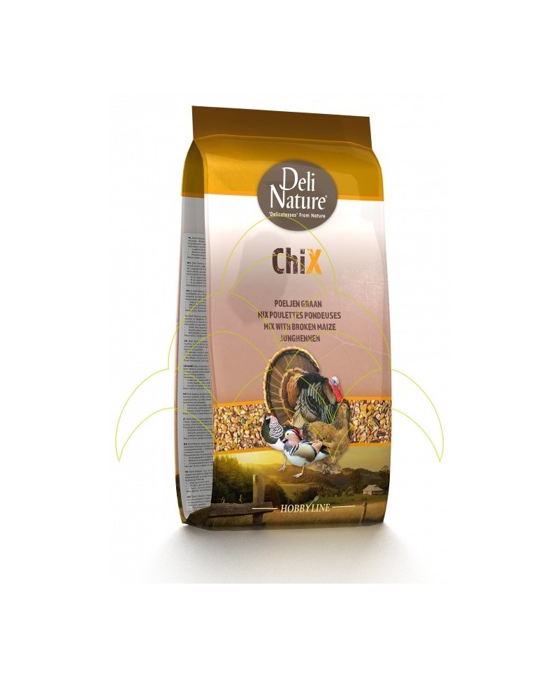 Mix With Broken Maize 4Kg - Mistura c/ Milho Britado - Alimento p/ Animais de Quinta - Bantams, Raças Grandes & Broilers Mix With Broken Maize 4Kg - Mistura c/ Milho Britado - Alimento p/ Animais de Quinta - Bantams, Raças Grandes & Broilers
