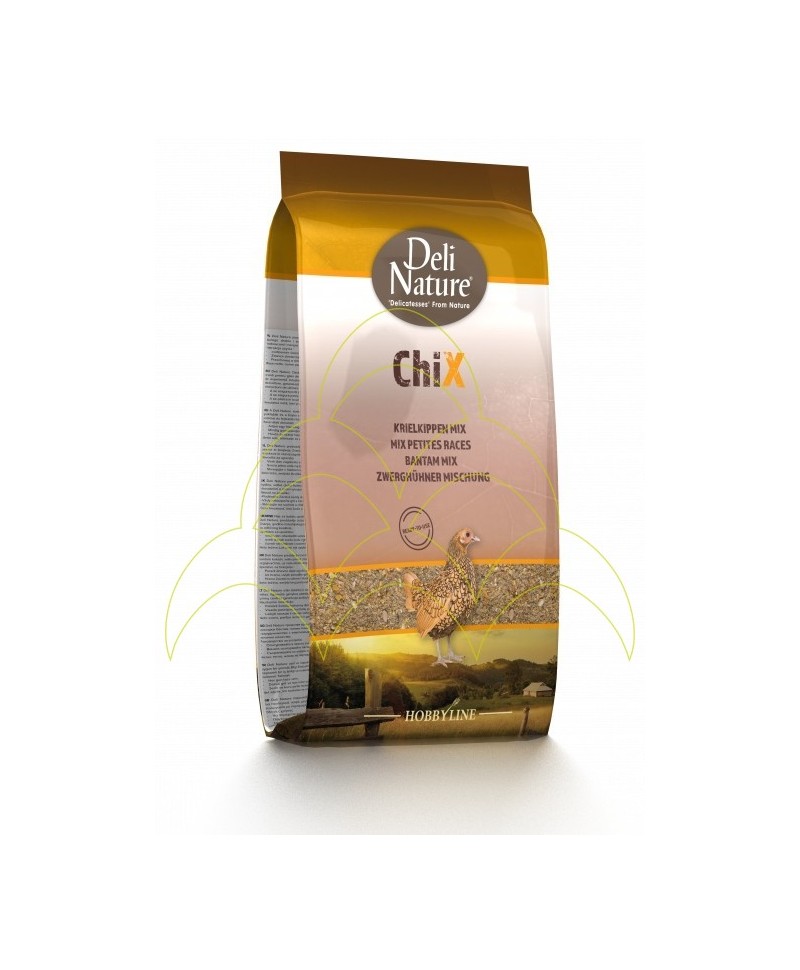 Chix Bantam Mix 4Kg - Mistura Variada Pronta a Usar - Alimento p/ Animais de Quinta