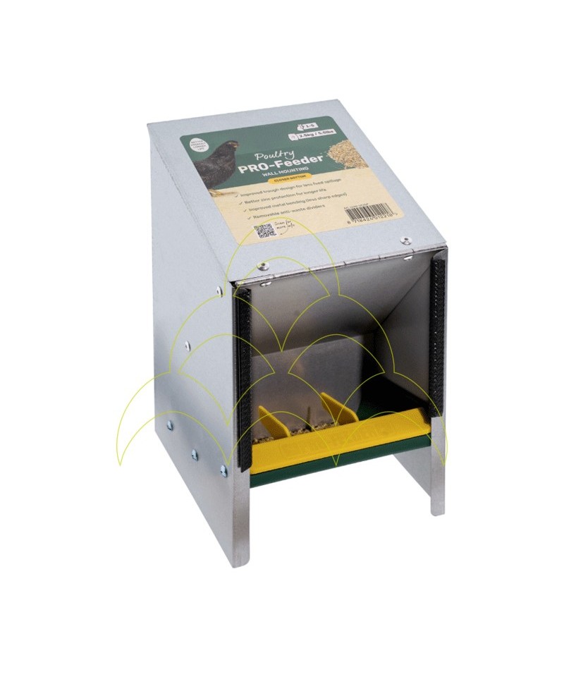 Comedouro de Parede - 2,5 kg com Fundo Perfurado